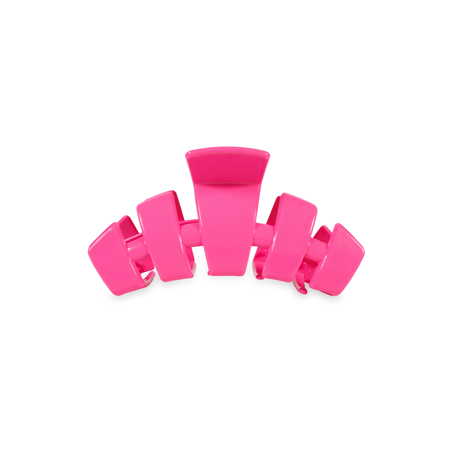 TELETIES - Classic Tropical Punch Tiny Hair Clip in Pink - Tiny