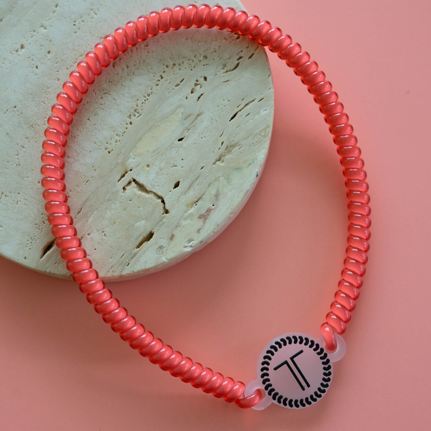 TELETIES - Coral Craze Headband in Coral