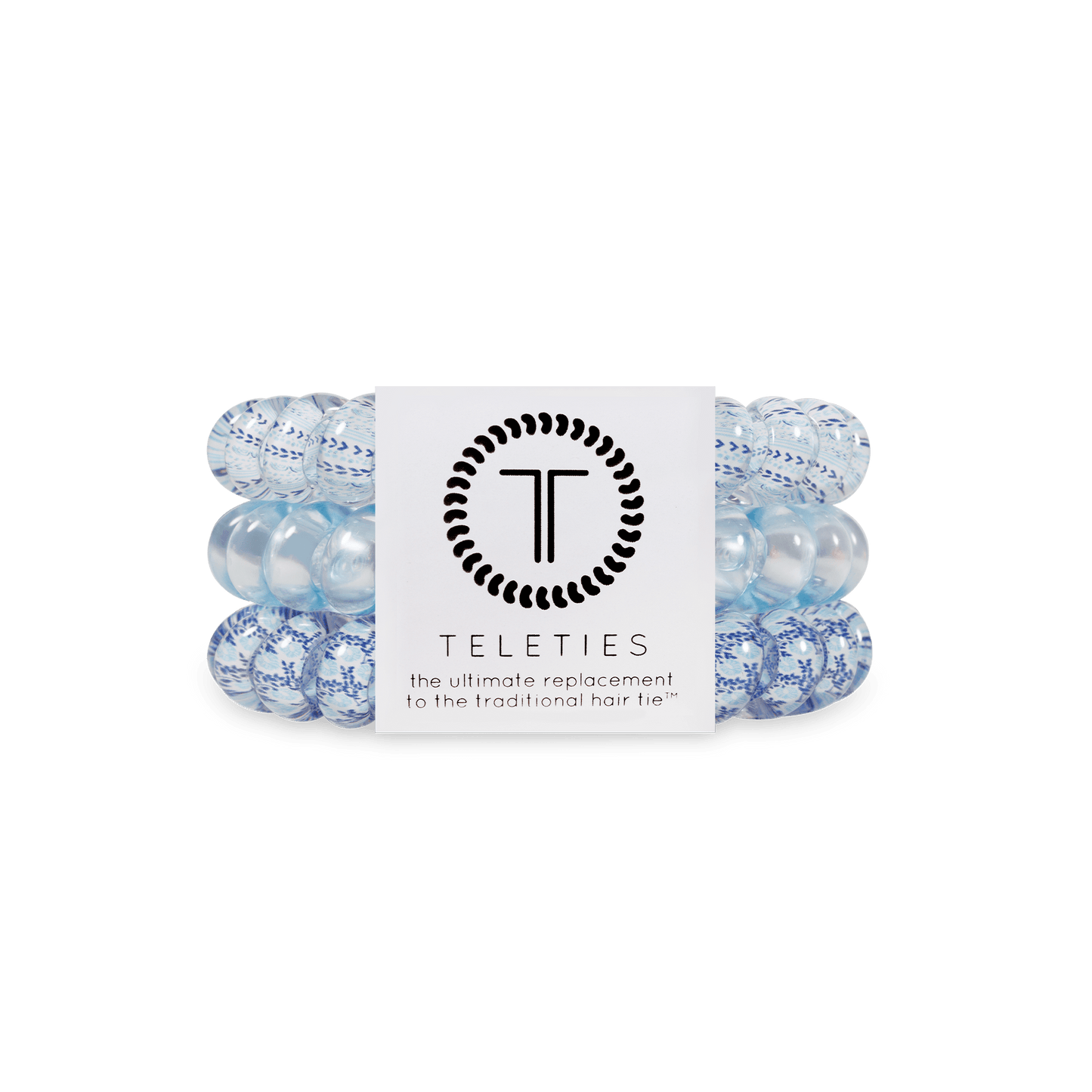 TELETIES - Hampton Bay Large Hair Ties in Blue - Large