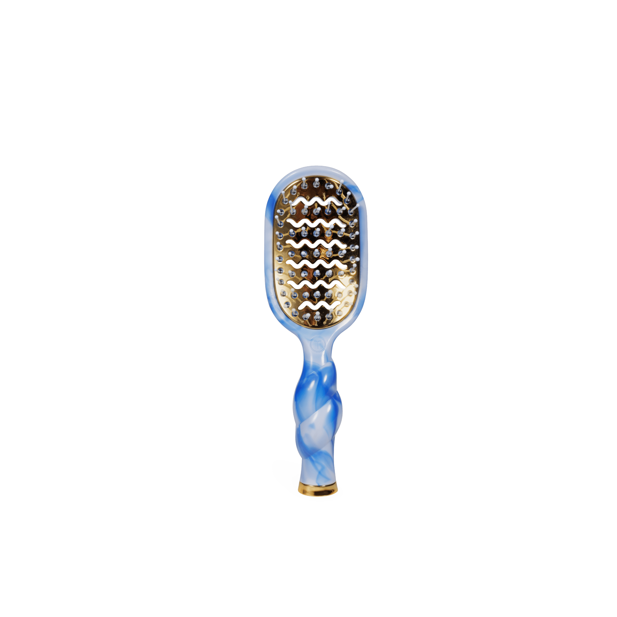 Mini Vented Hair Brush - Tide & True in Blue | TELETIES