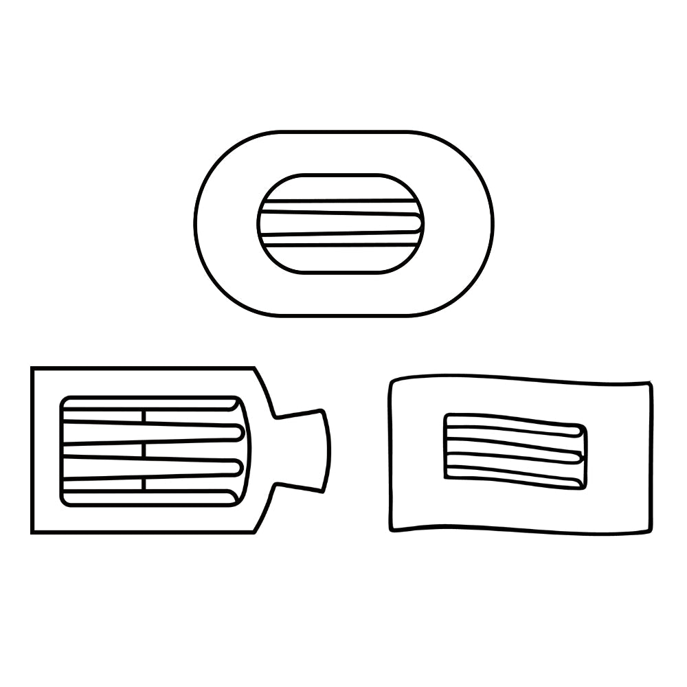 TELETIES - Mystery Large Flat Hair Clip