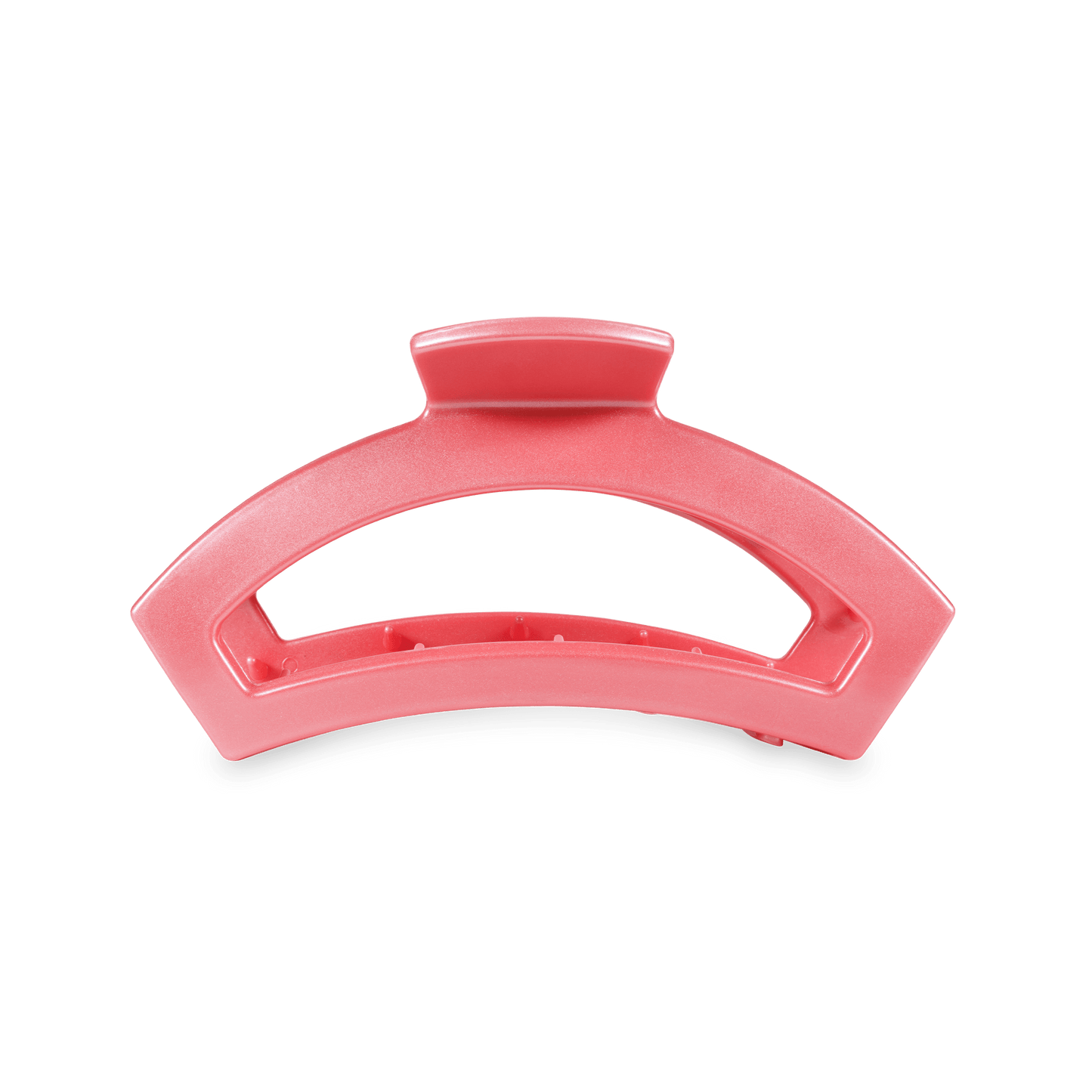 TELETIES - Open Calming Coral Medium Claw Hair Clip in Pink - Medium