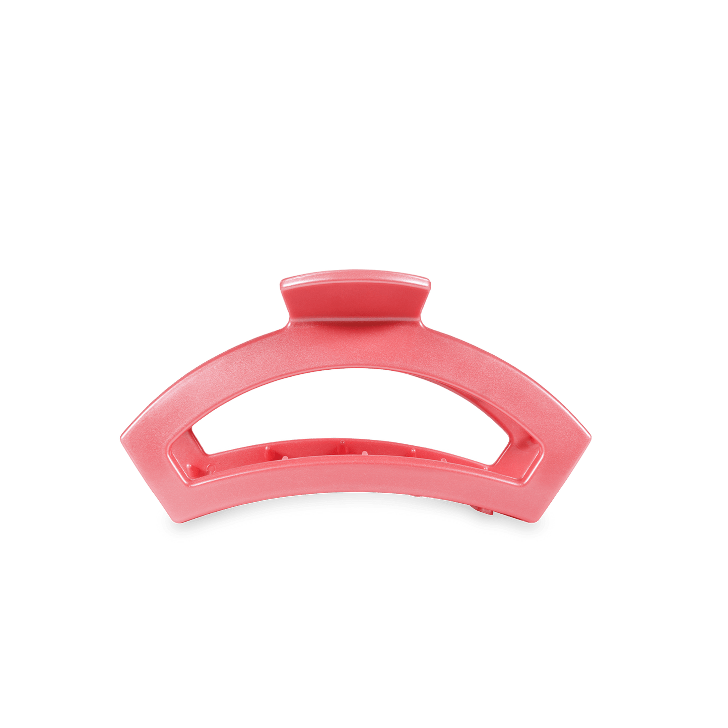 TELETIES - Open Calming Coral Tiny Claw Hair Clip in Pink - Tiny