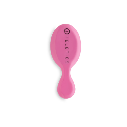 Pink Mini Hair Brush - Hairbrush - TELETIES 1