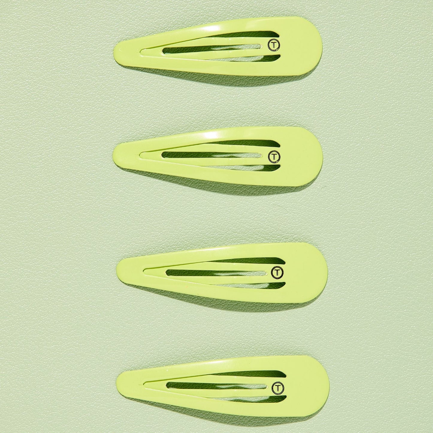 TELETIES - Summer Brights Snap Clips (6Ct) in Green