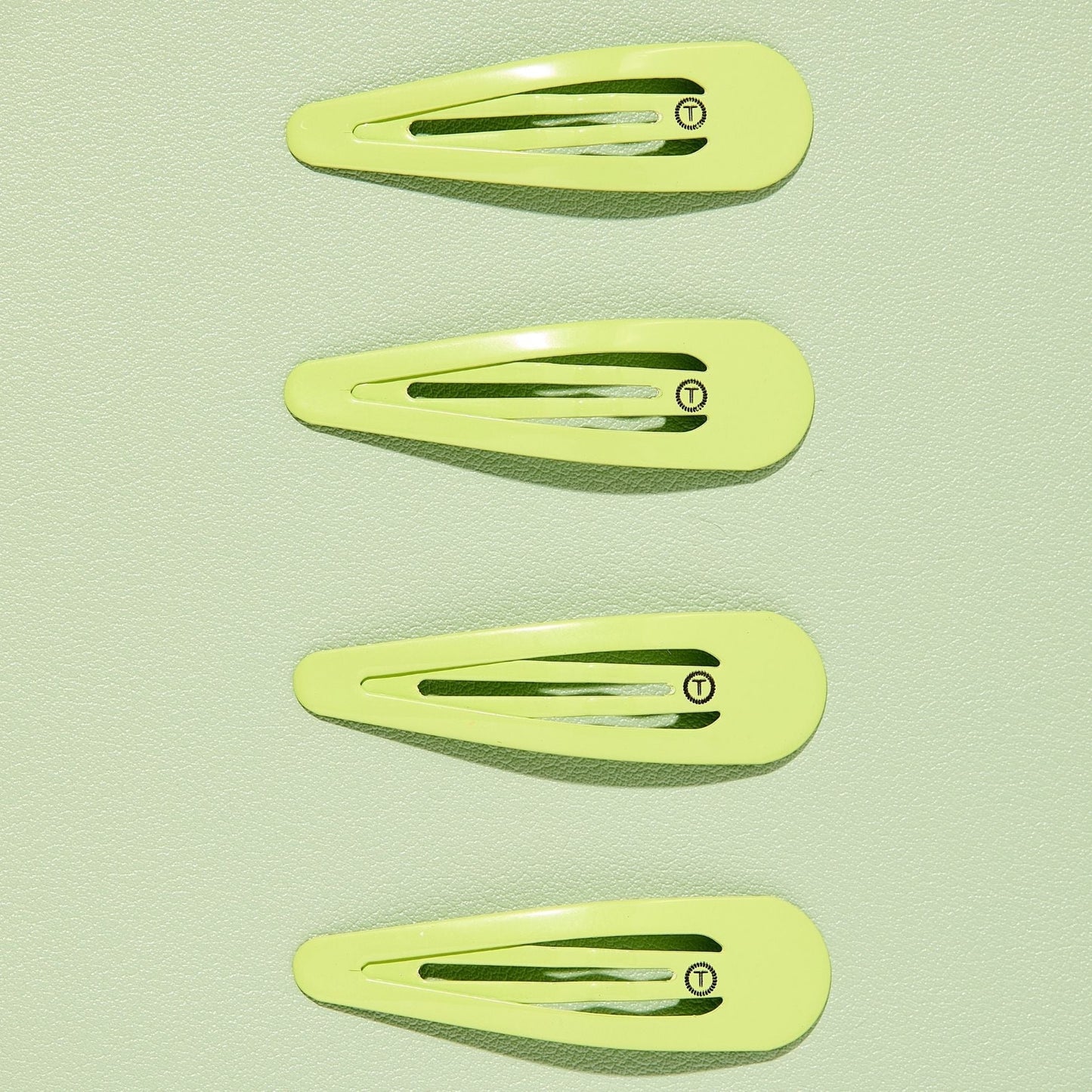TELETIES - Summer Brights Snap Clips (6Ct) in Green