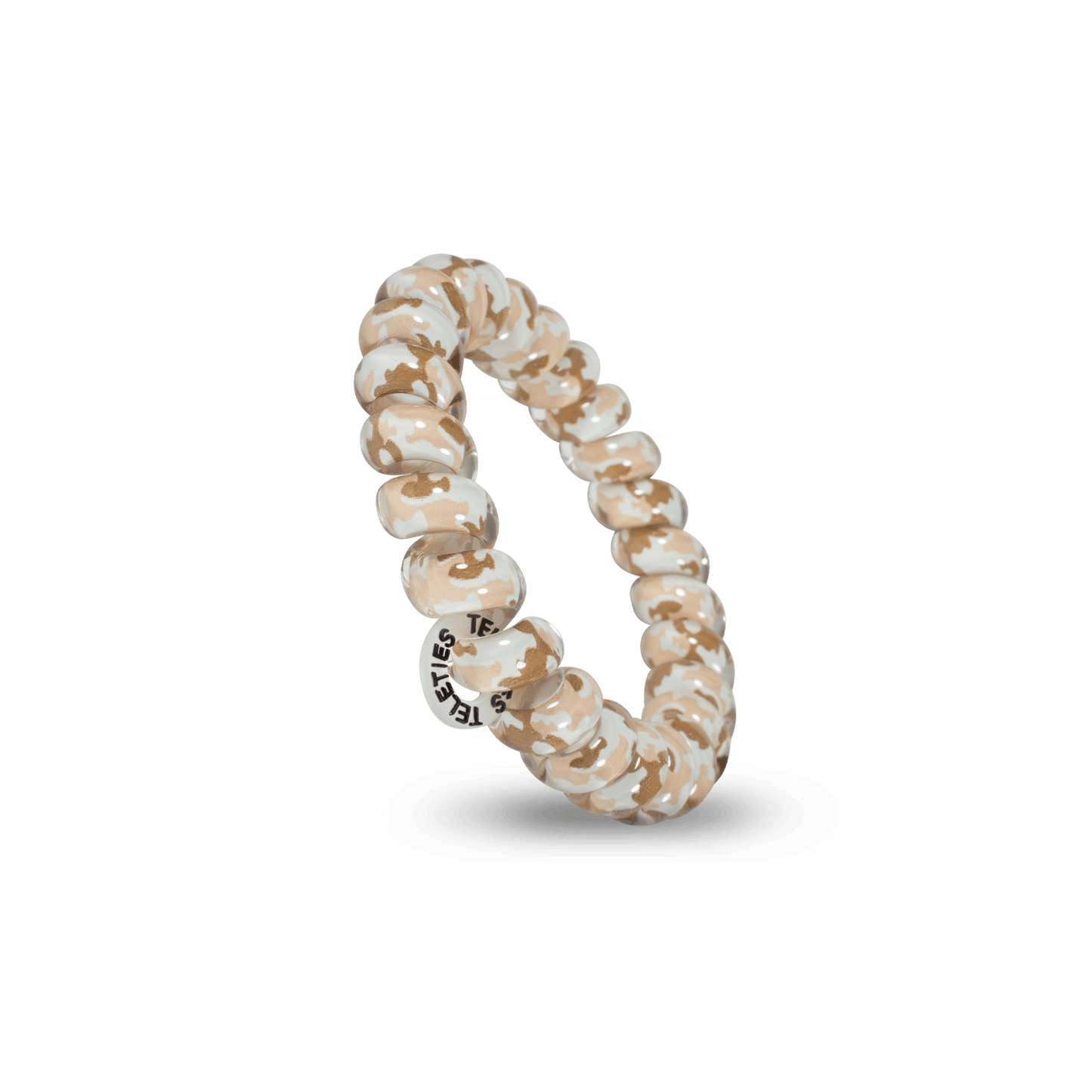 TELETIES - Talk To The Sand Large Hair Ties in Beige - Large