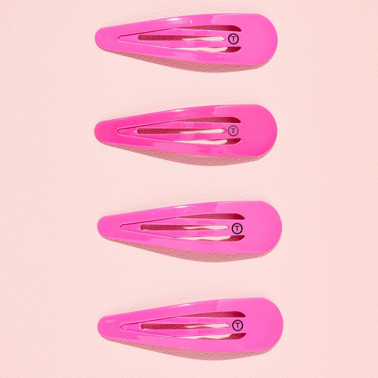 TELETIES - Tropical Punch Snap Clips (6Ct) in Pink