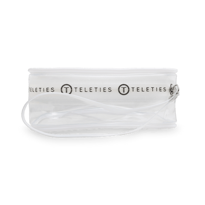White PVC Tote - TELETOTE - TELETIES 2