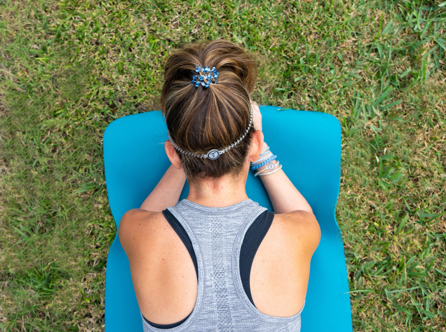 TELETIES - Party People Headband in Blue Green Red