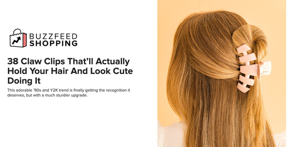 38 Claw Clips That’ll Actually Hold Your Hair And Look Cute Doing It - TELETIES