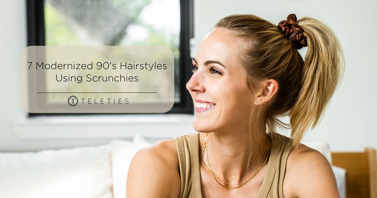 7 90’s Scrunchie Hairstyles That Are Trending Now - TELETIES