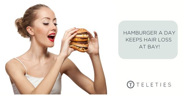 A Hamburger a Day Keeps Hair Loss at Bay!