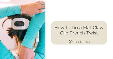 How to Do a Flat Hair Clip French Twist - TELETIES