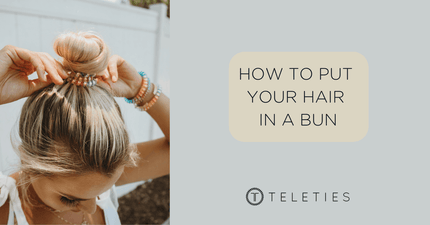 How to Put Hair in a Hair Bun - TELETIES