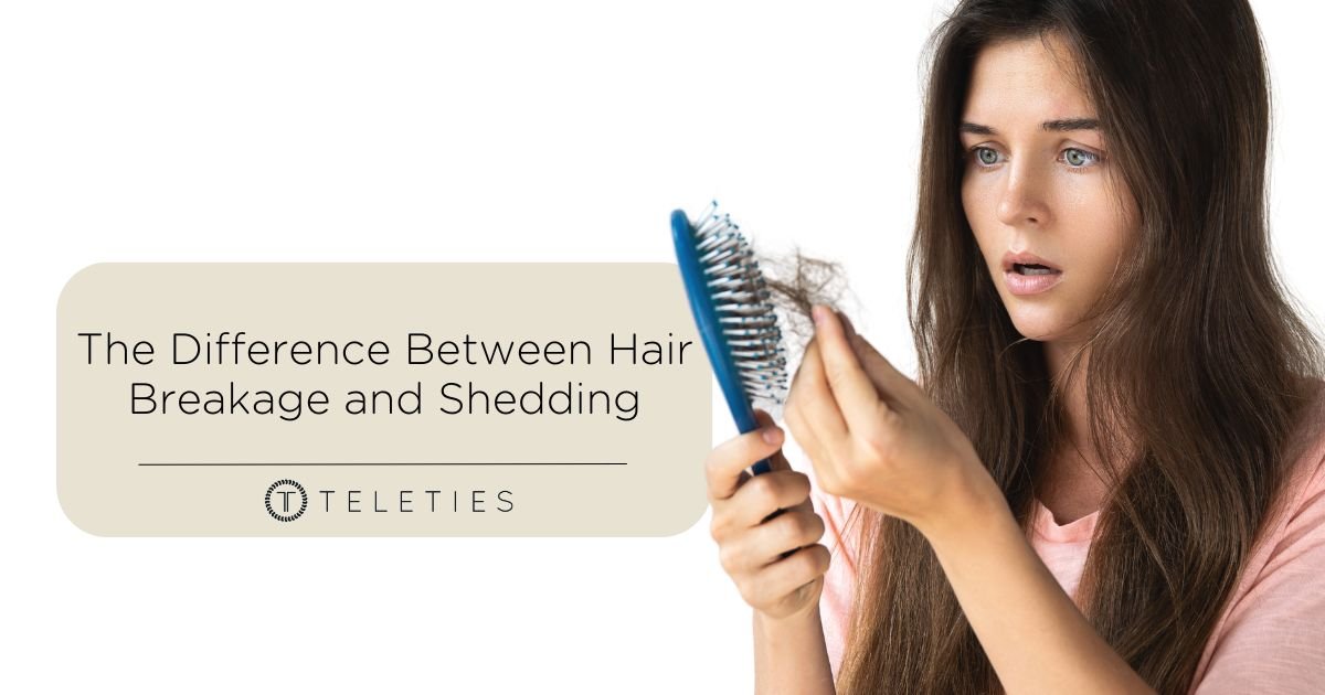The Difference Between Hair Breakage and Shedding - TELETIES