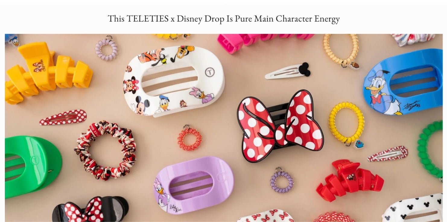 This TELETIES x Disney Drop Is Pure Main Character Energy - TELETIES