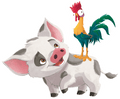 Disney's Pua and Heihei Hair Accessories