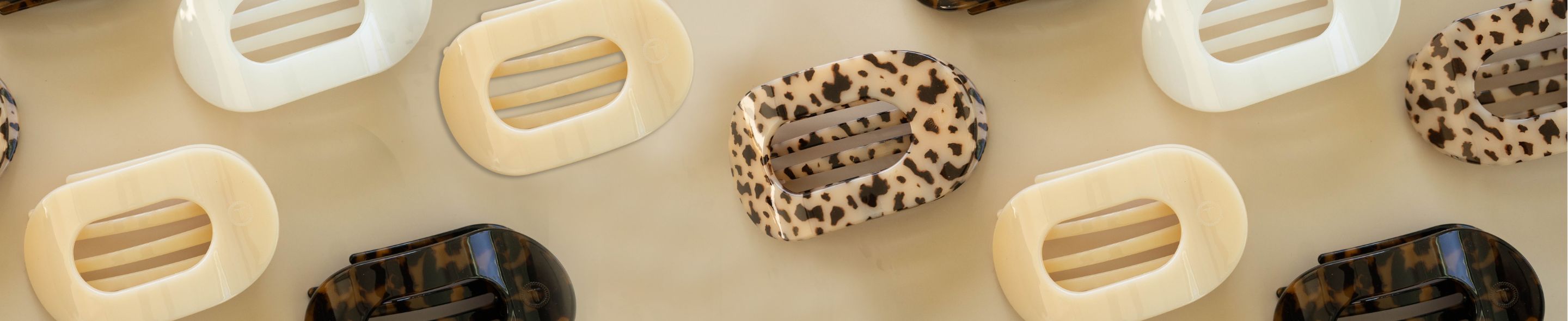 Medium Flat Round Hair Clips For All Hair Types – TELETIES