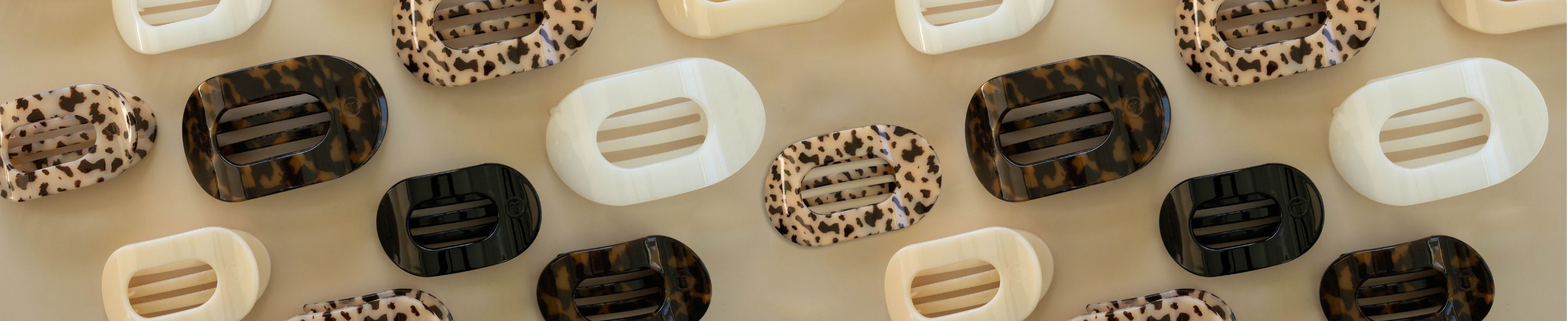 Flat Round Hair Clips For All Hair Types – TELETIES