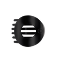 Flat Circle Hair Clips