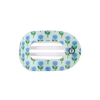 Blue Marigold Medium Flat Round Hair Clip
