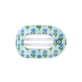 Blue Marigold Medium Flat Round Hair Clip
                in Blue - Medium
            
