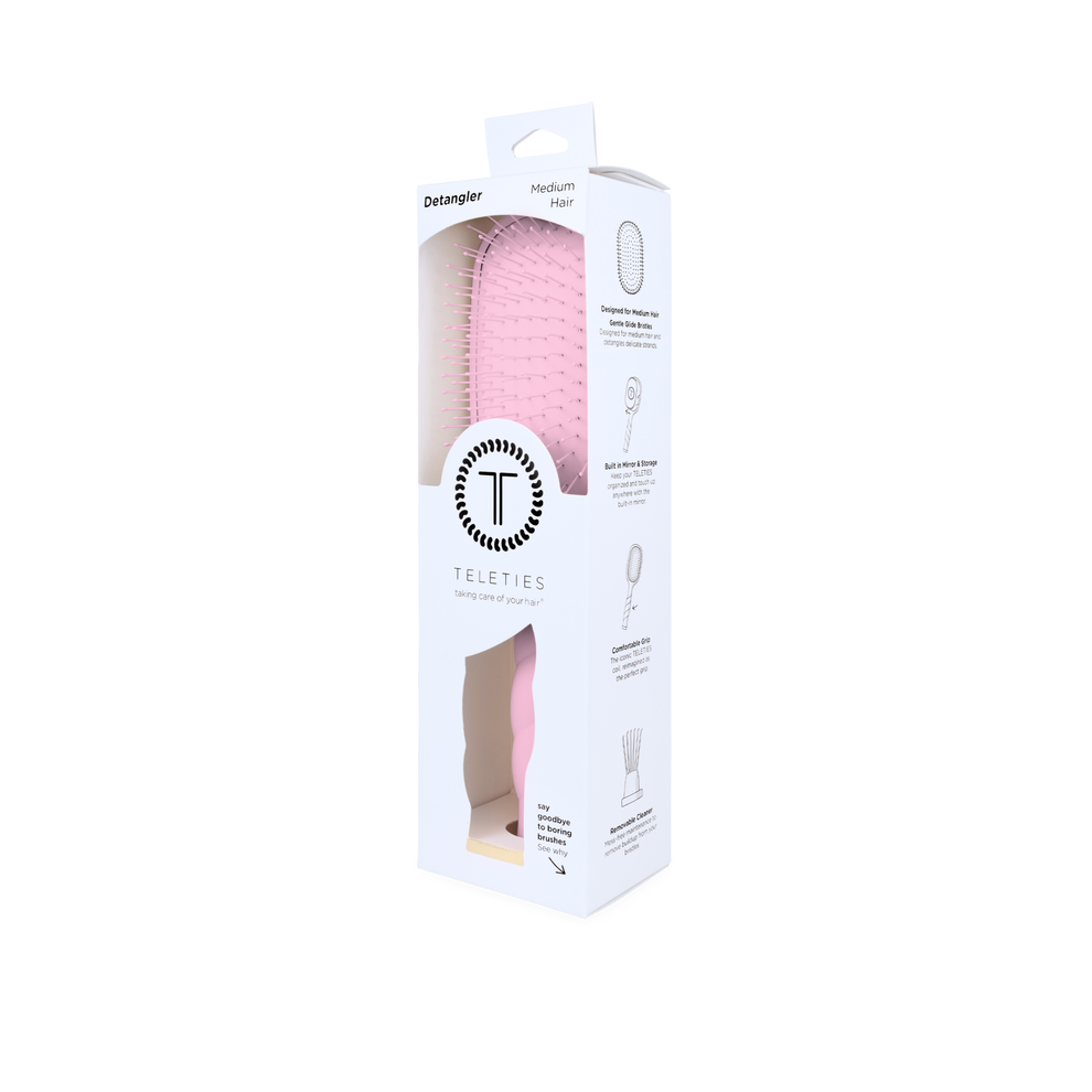 Detangler Hair Brush for Medium Hair - Bubblegum Pink
