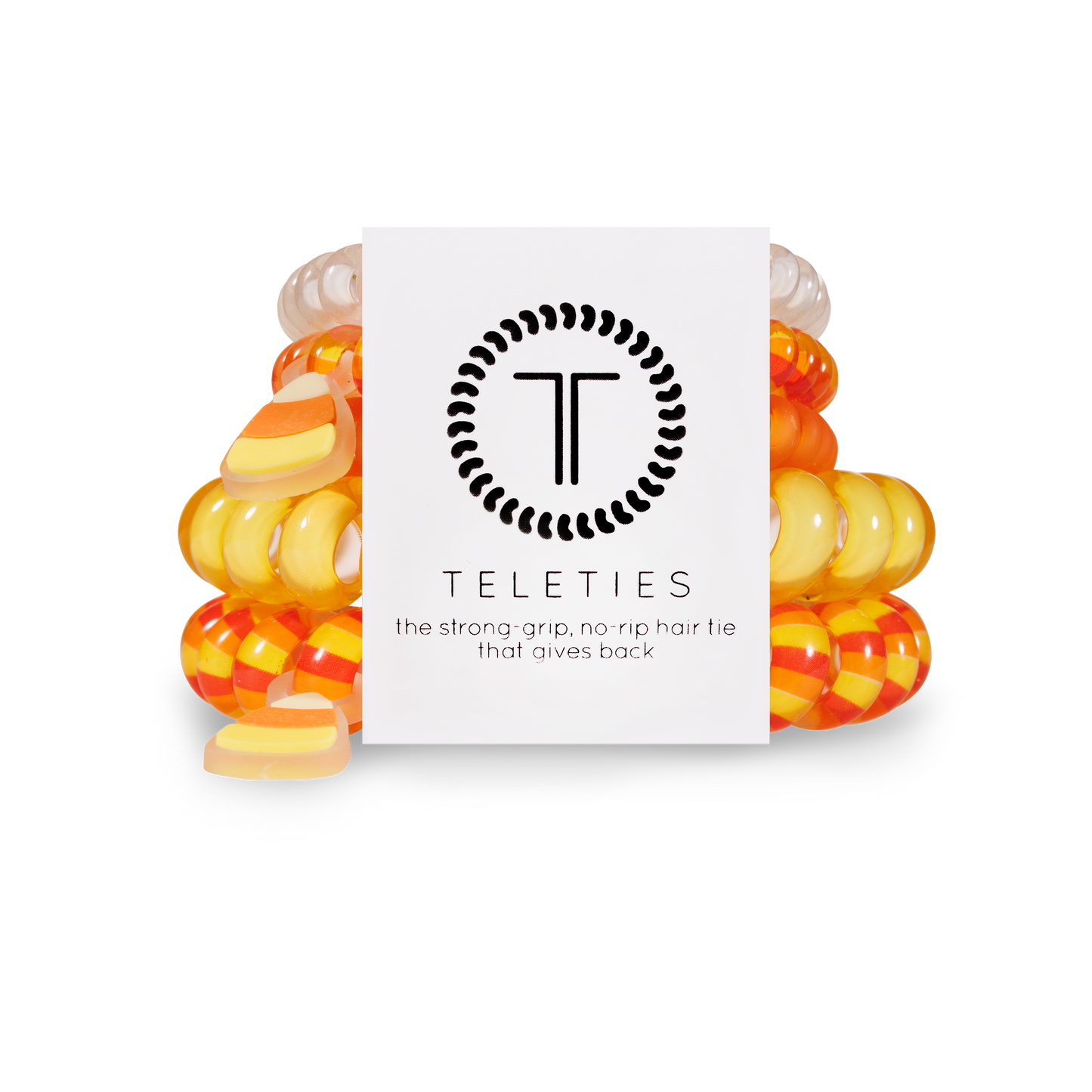 TELETIES - Candy Corn Mix Pack Hair Ties in Yellow Orange - Mix Pack