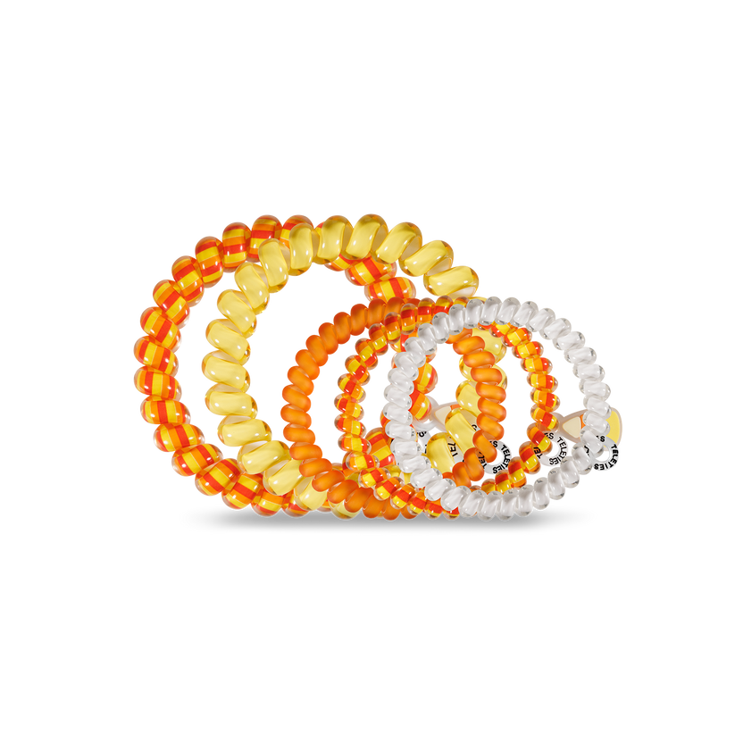 TELETIES - Candy Corn Mix Pack Hair Ties in Yellow Orange - Mix Pack - Image 2