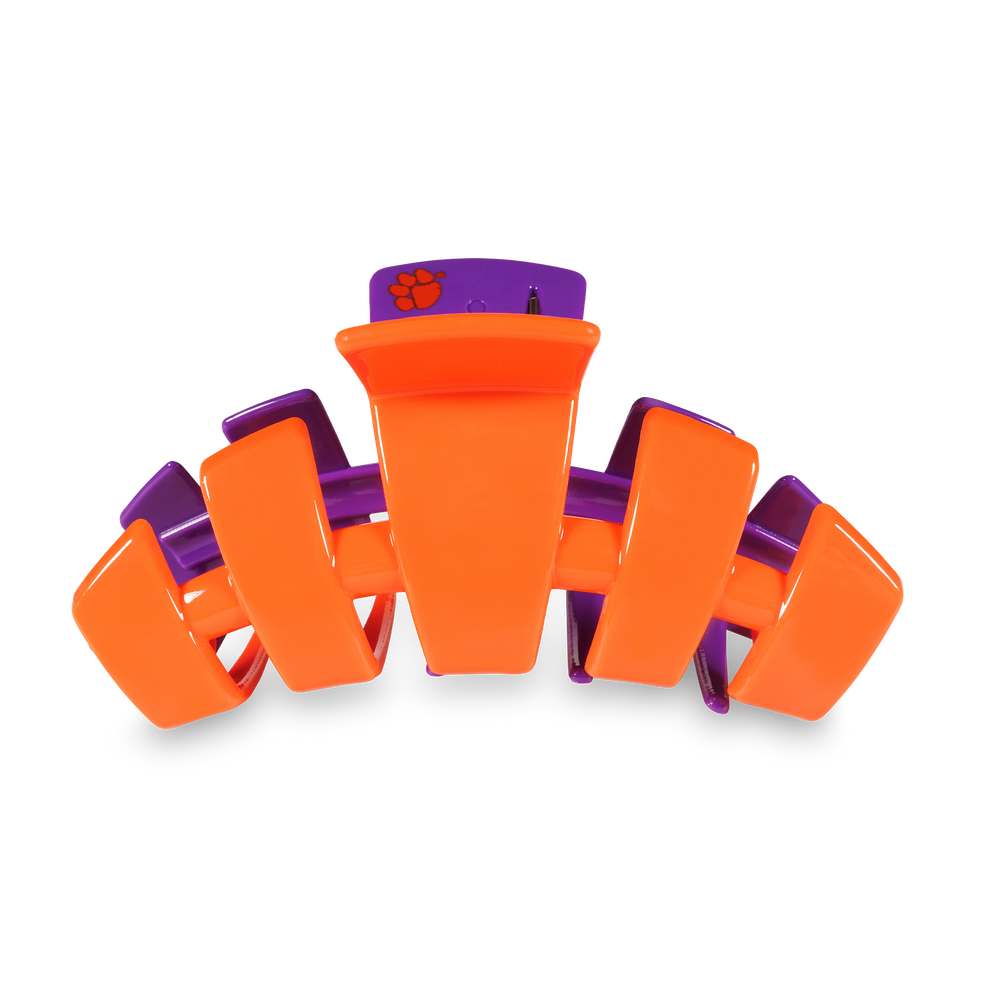 TELETIES - LARGE - CLEMSON UNIVERSITY - CLASSIC HAIR CLIP
