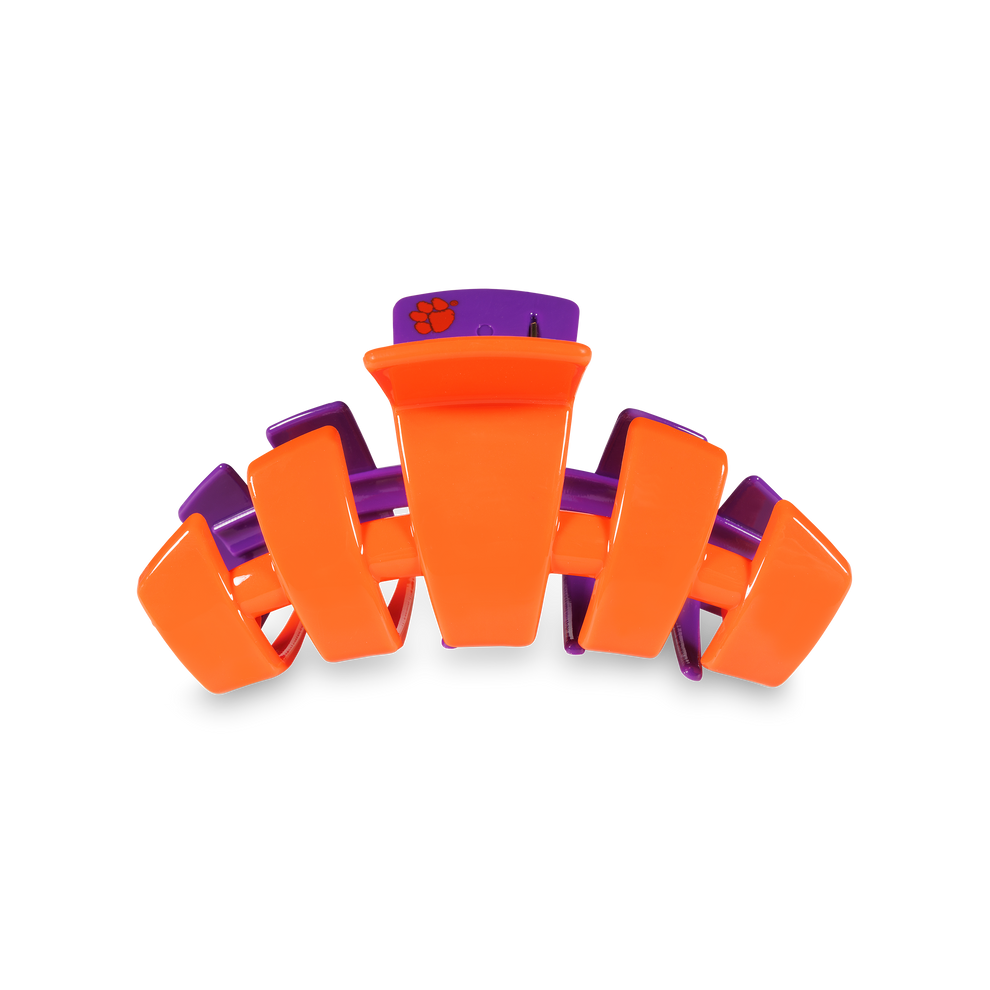 Clemson University Medium Hair Clip - Medium Hair Clip - TELETIES
