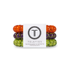 TELETIES - Creepin' it Real Large Hair Ties in Green Orange Black - Large - Image - 1