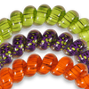 TELETIES - Creepin' it Real Large Hair Ties in Green Orange Black - Large - Image - 3