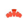 TELETIES - Classic Darty Tiny Hair Clip in Orange Coral Neon - Tiny - Image - 1