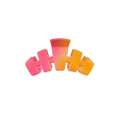 Classic Day Rave Tiny Hair Clip in Orange Pink - Tiny