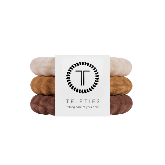 Espresso Yourself Large Nylon Hair Ties
                in Brown - Large
              