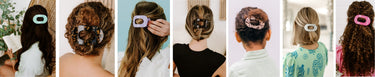 Flat Round Hair Clips For All Hair Types – TELETIES
