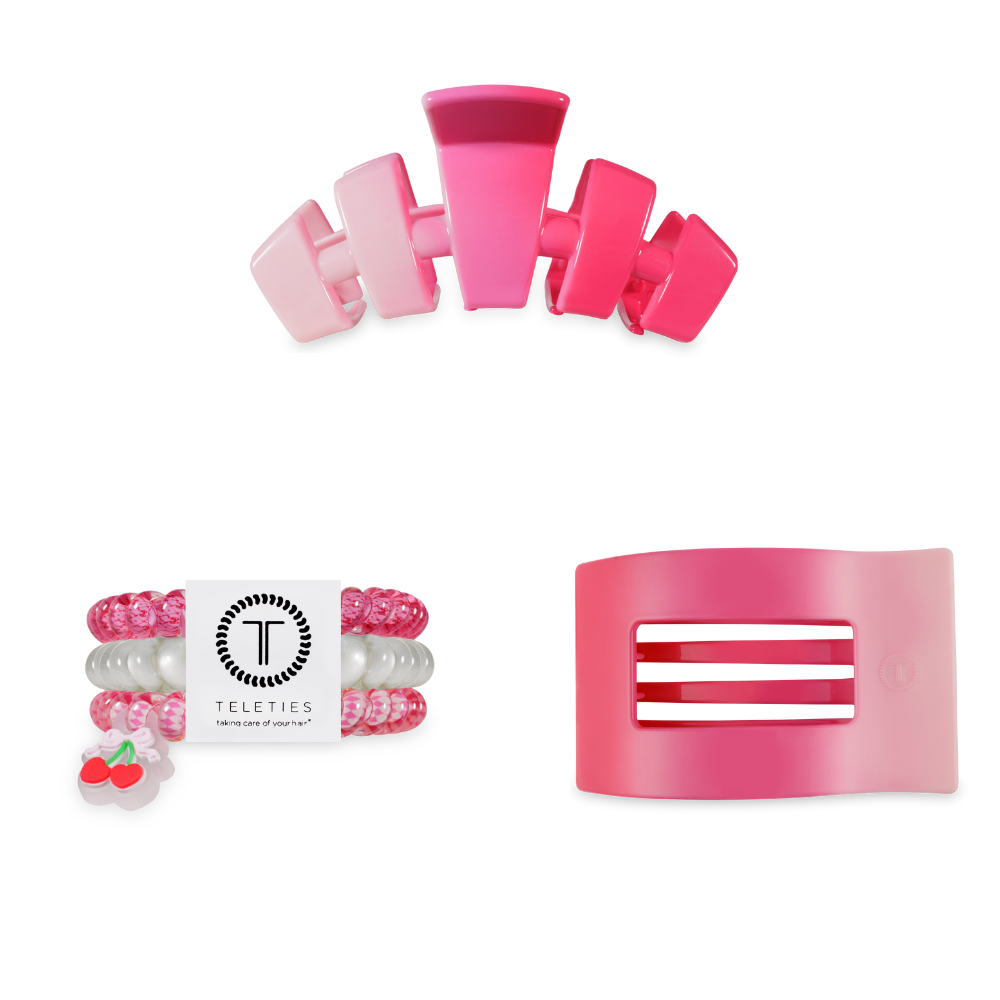 TELETIES - Galentine's Day Gift Set in Pink
