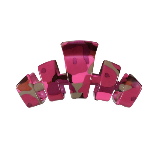 Classic Garden Glam Medium Claw Clip
                in Pink - Medium
              