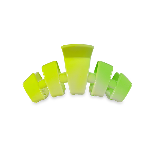 Classic Glow For It Small Hair Clip in Yellow Green  - Small