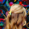 TELETIES - Classic Glow For It Tiny Hair Clip in Yellow Green - Tiny - Image - 3