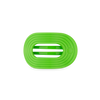 TELETIES - Glow For It Small Flat Round Hair Clip in Green Neon - Small - Image - 1