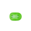 TELETIES - Glow For It Tiny Flat Round Hair Clip in Green Neon - Tiny - Image - 1
