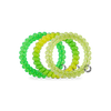 TELETIES - Glow For It Large Hair Ties in Green Yellow Neon - Large - Image - 2