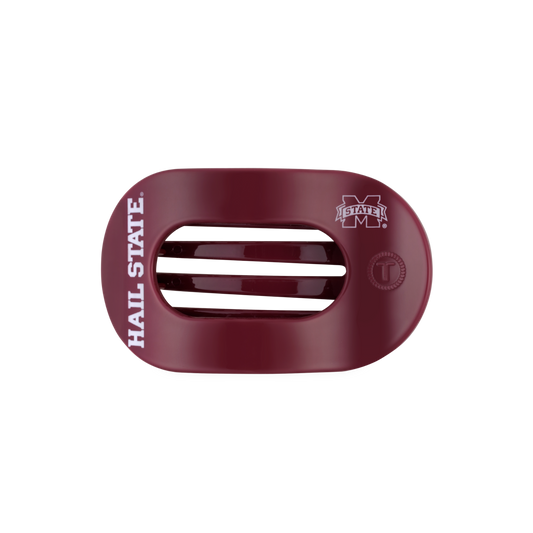 Hail State! Medium Flat Round Hair Clip
                in Red - Medium
              