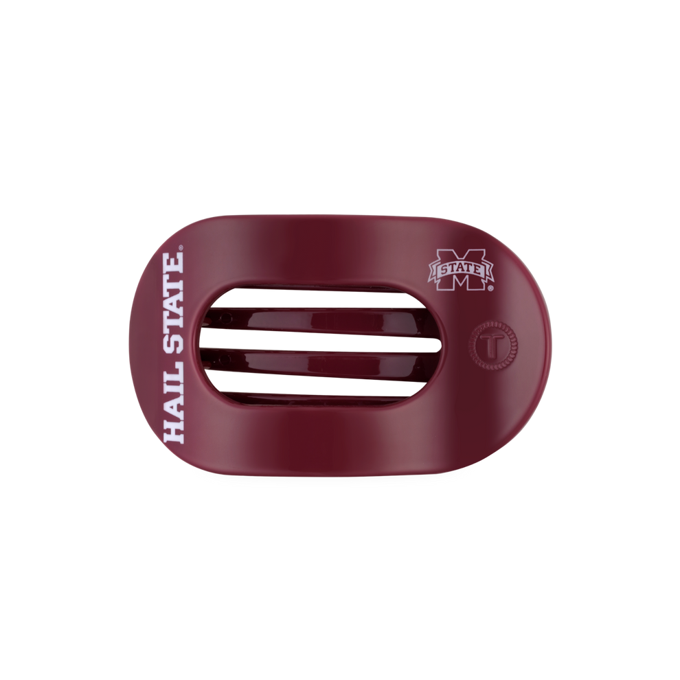 Hail State! Medium Flat Round Hair Clip
