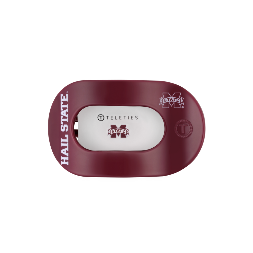 Hail State! Medium Flat Round Hair Clip
