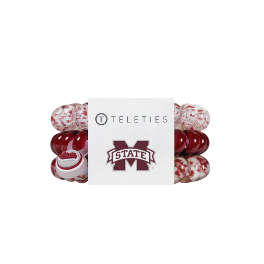 Hail State! Large Hair Ties
                in Red White - Large
              