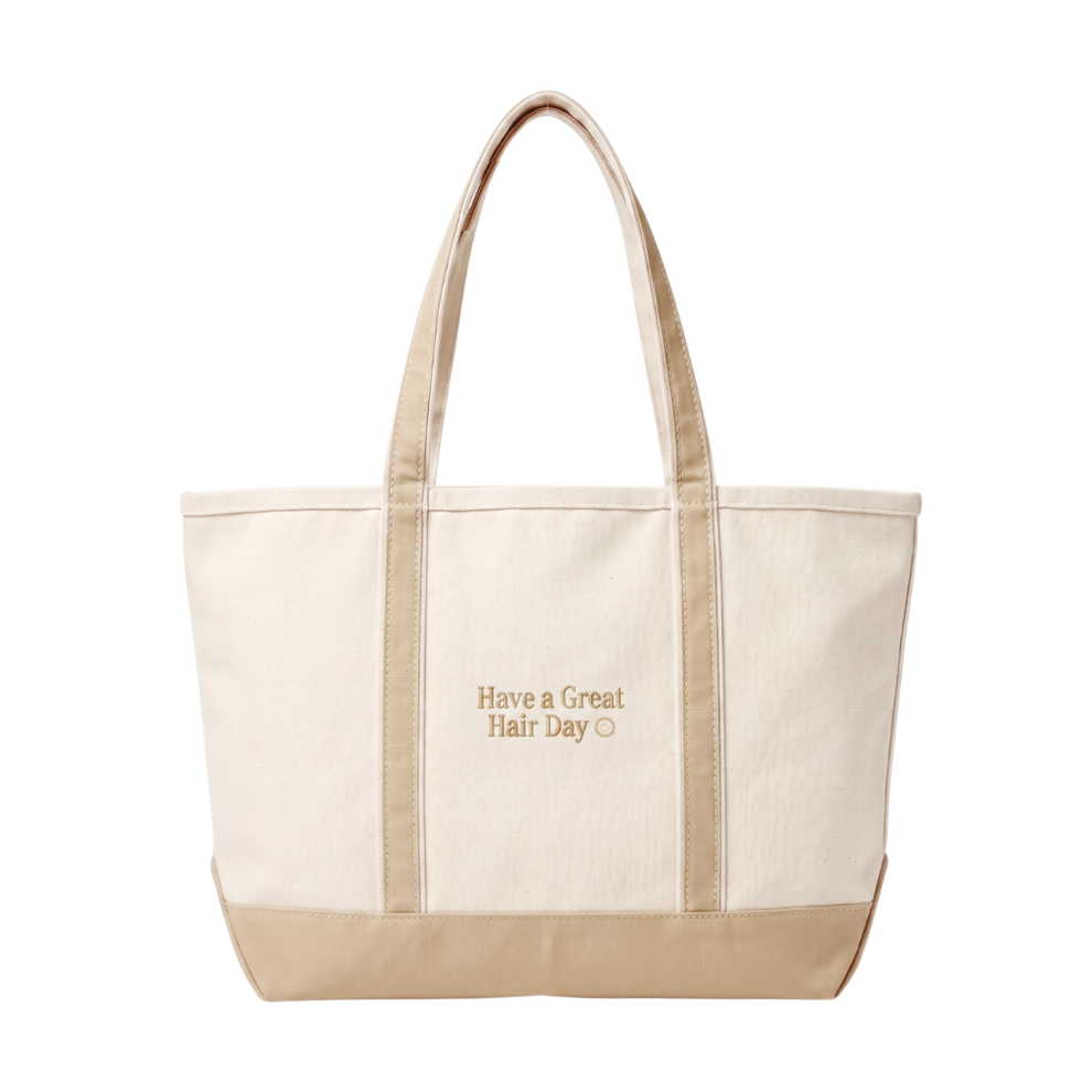 TELETIES Have a Great Hair Day Canvas Tote
